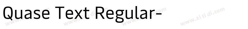 Quase Text Regular字体转换 Quase Text Regular字体转换